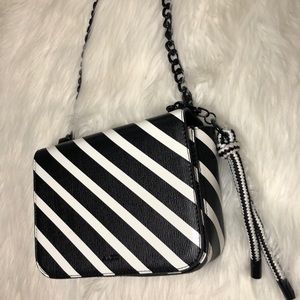 Aldo Designr inspird diagonal strip crossbody bag